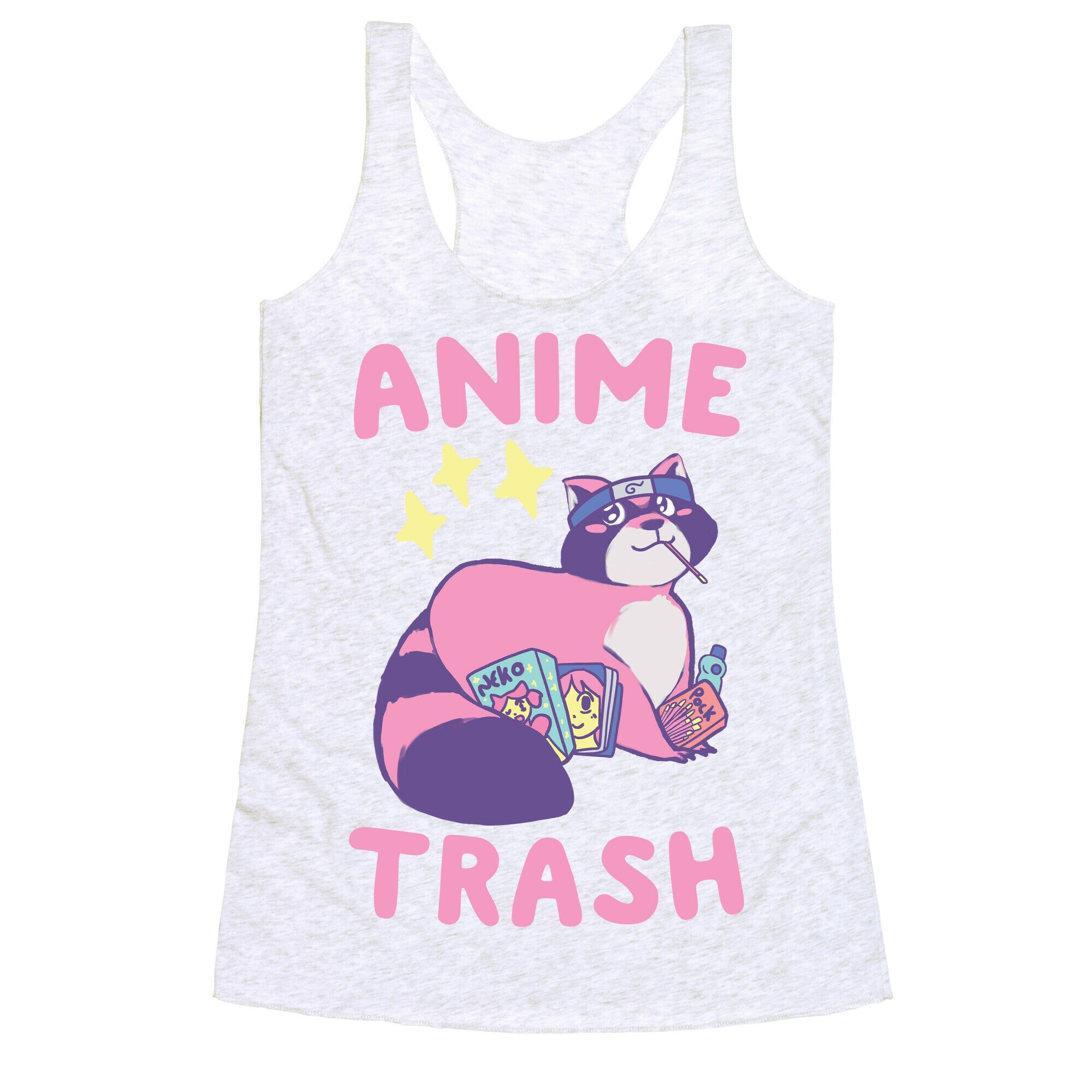 Anime Trash Racerback Tank